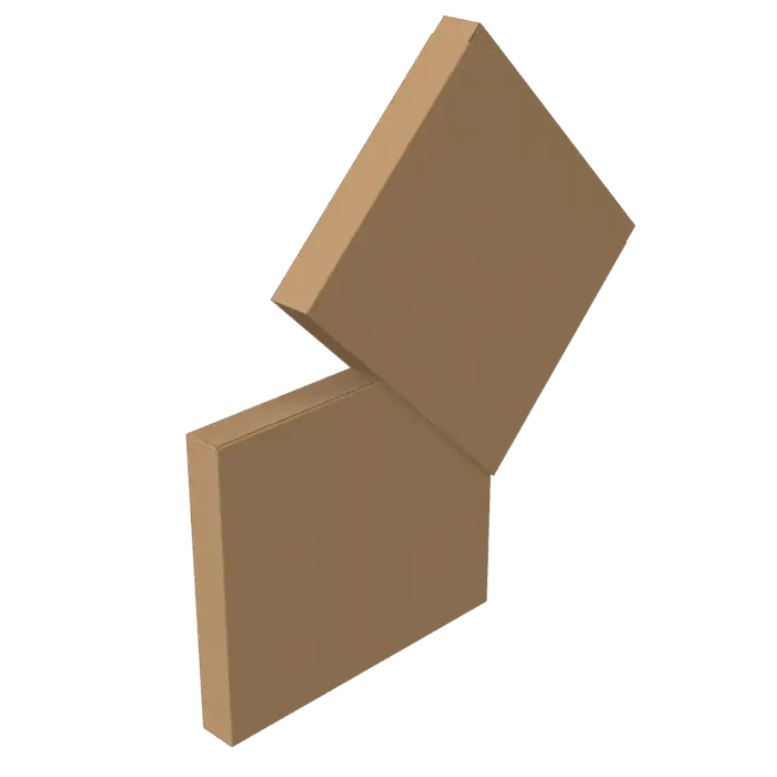 Telescopic Two-Piece Picture Mirror TV Carton