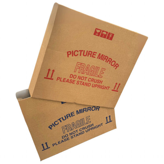 Telescopic Two-Piece Picture Mirror TV Carton