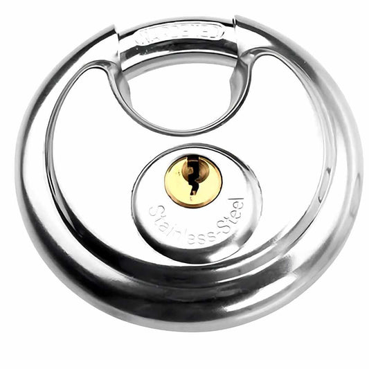 70mm Disc Padlock with Hardened Steel Shackle