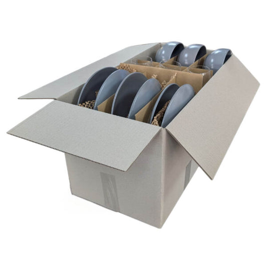 Adjustable Kitchen & Crockery Moving Box Carton with Dividers