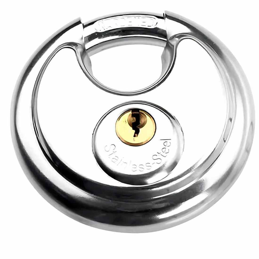 70mm Disc Padlock with Hardened Steel Shackle