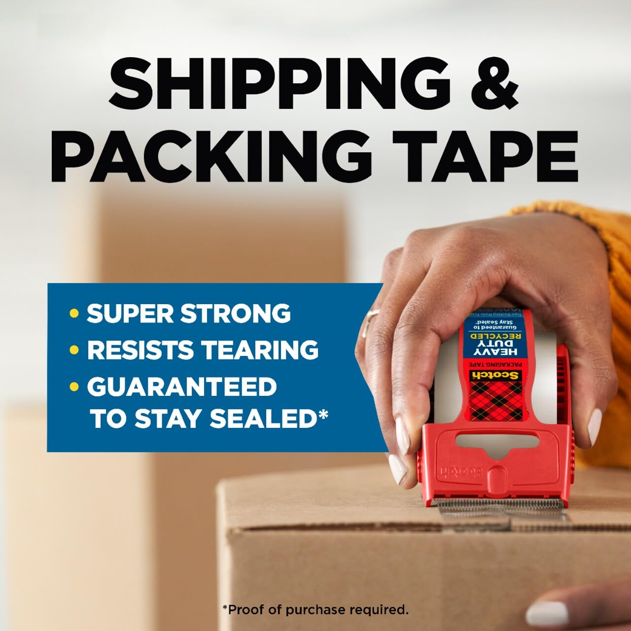 Scotch Heavy Duty Recycled Packaging Tape