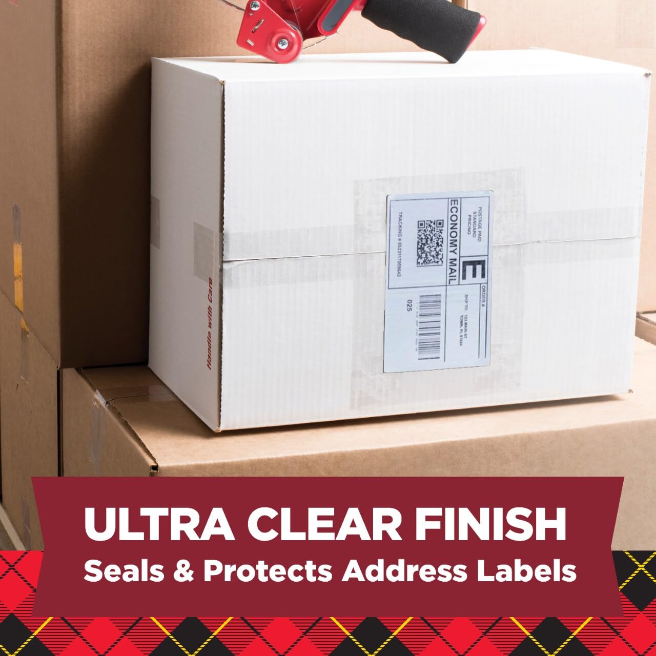 Scotch Secure Seal Packing Tape, Ultra Clear, Reliable and Durable Seal