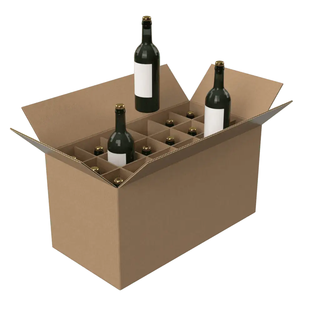 Adjustable Kitchen & Crockery Moving Box Carton with Dividers