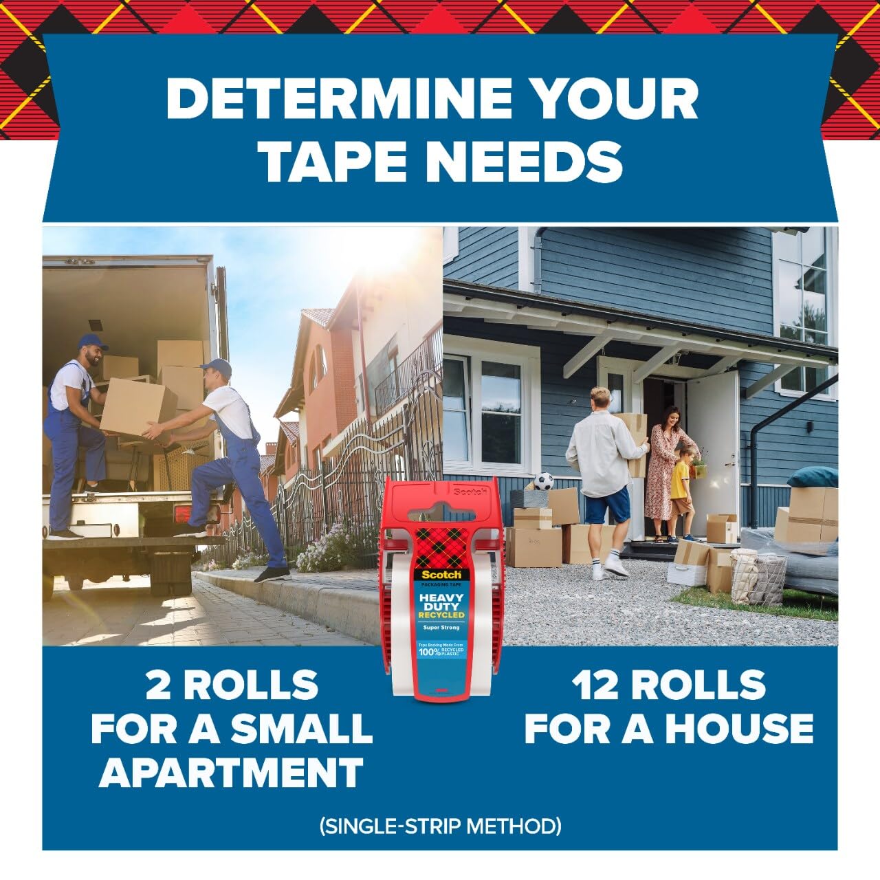 Scotch Heavy Duty Recycled Packaging Tape