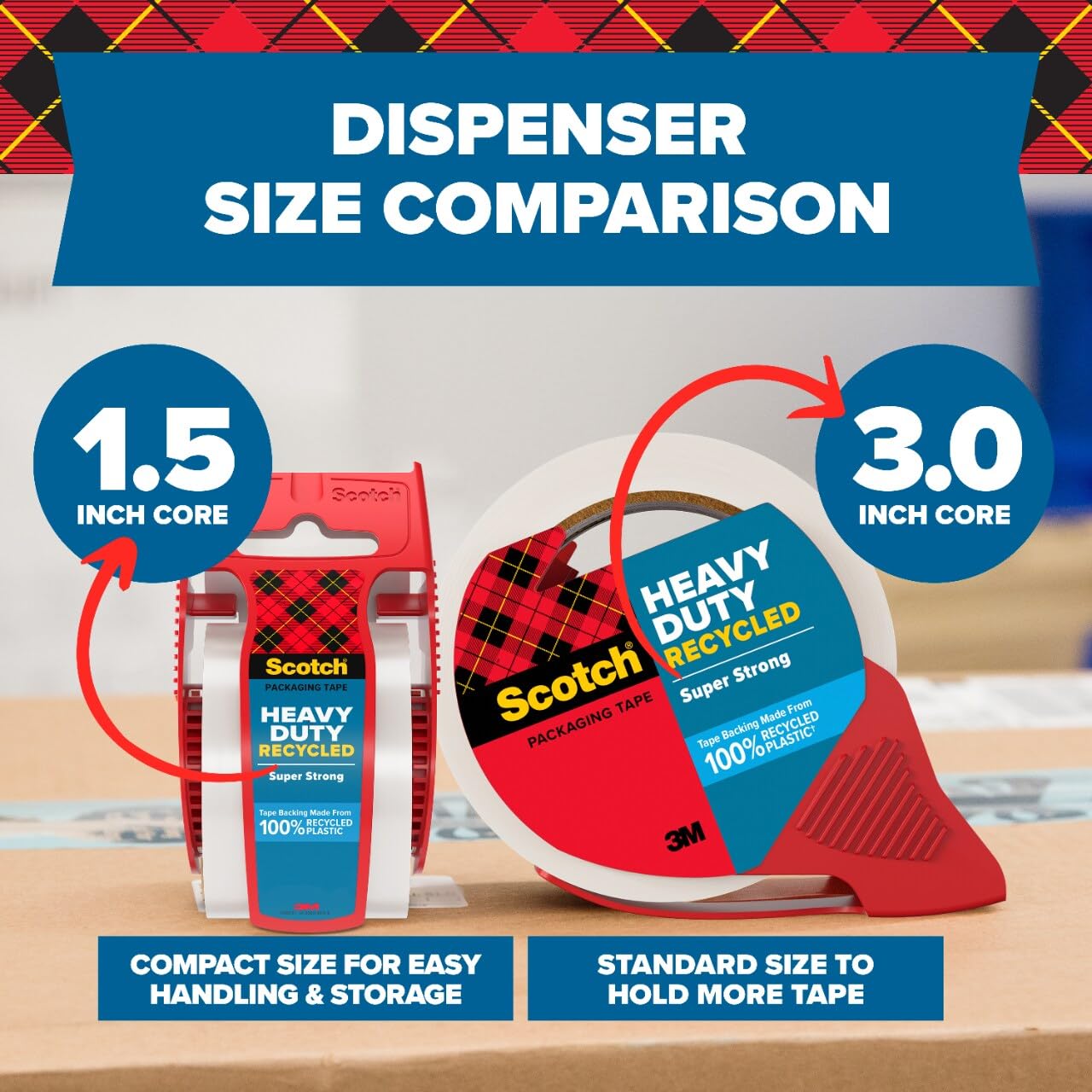 Scotch Heavy Duty Recycled Packaging Tape