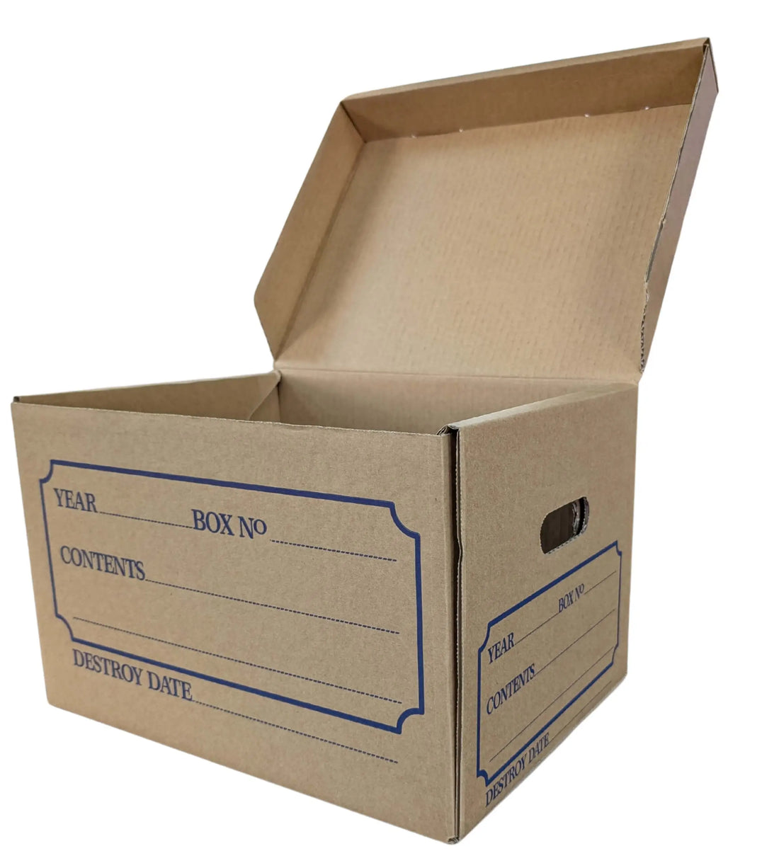 A4 Heavy Duty Archive Filing Storage Box, Hinged Lid (10 Pack)