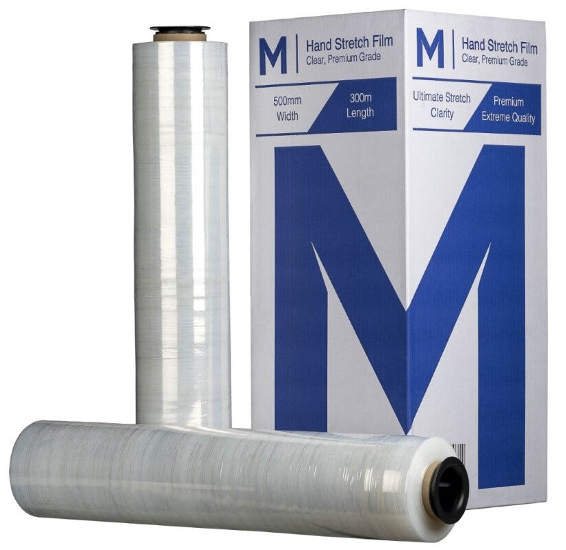 Premium 20 Micron Shrink Wrap Roll – Pallet Stretch Wrap – Clear (Box of 4)