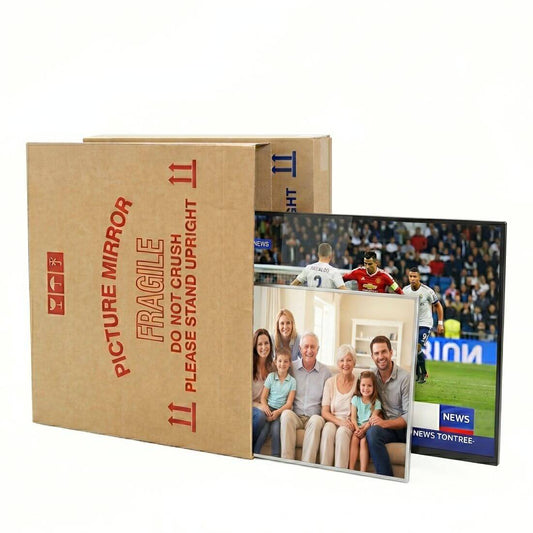 Telescopic Two-Piece Picture Mirror TV Carton